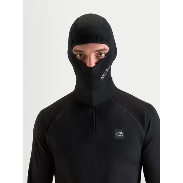 Cagoule moto Alpinestars AT 8 Merino - Noir