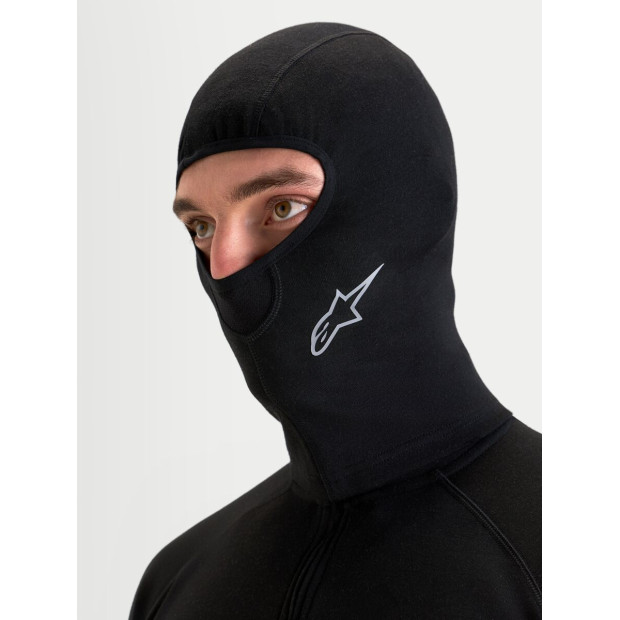 Cagoule moto Alpinestars AT 8 Merino - Noir