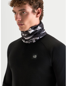 Tour de cou moto Alpinestars Buff All Terra PrimaLoft - Noir Gris 2