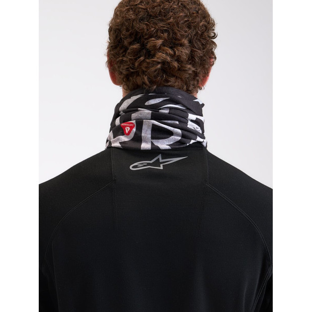 Tour de cou moto Alpinestars Buff All Terra PrimaLoft - Noir Gris