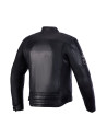 Blouson moto cuir Alpinestars Revern - Noir