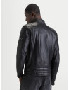 Blouson moto cuir Alpinestars Revern - Noir