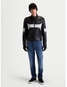 Blouson moto cuir Alpinestars Revern - Noir Gris métal