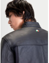 Blouson moto cuir Alpinestars Maver-X - Noir