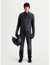Blouson moto cuir Alpinestars Maver-X - Noir