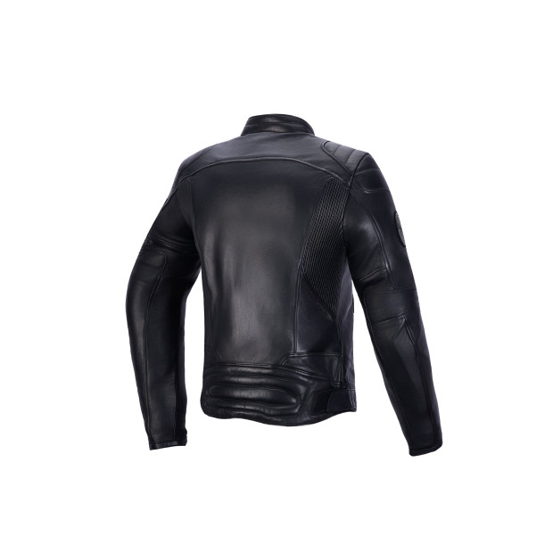 Blouson moto cuir femme Alpinestars Revea - Noir