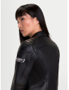 Blouson moto cuir femme Alpinestars Revea - Noir