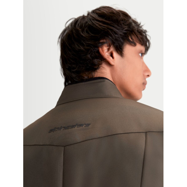 Veste moto Alpinestars C-1 Waterproof - Marron noisette Noir