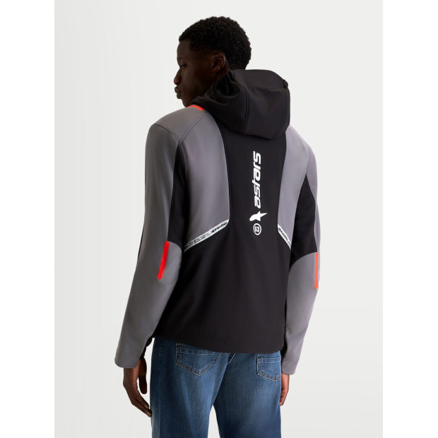 Veste moto Alpinestars C-5 Drystar - Noir Gris foncé