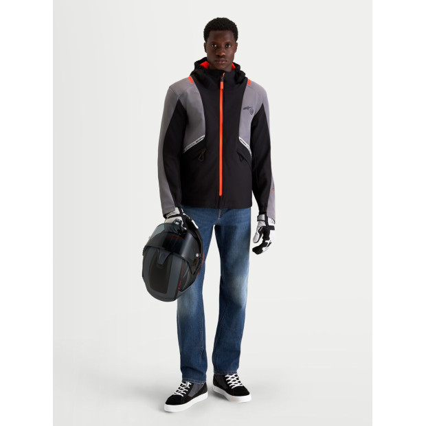 Veste moto Alpinestars C-5 Drystar - Noir Gris foncé