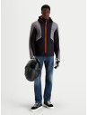 Veste moto Alpinestars C-5 Drystar - Noir Gris foncé