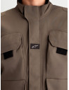 Veste moto Alpinestars Altan Drystar - Marron noisette Noir
