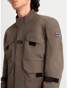 Veste moto Alpinestars Altan Drystar - Marron noisette Noir