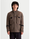 Veste moto Alpinestars Altan Drystar - Marron noisette Noir