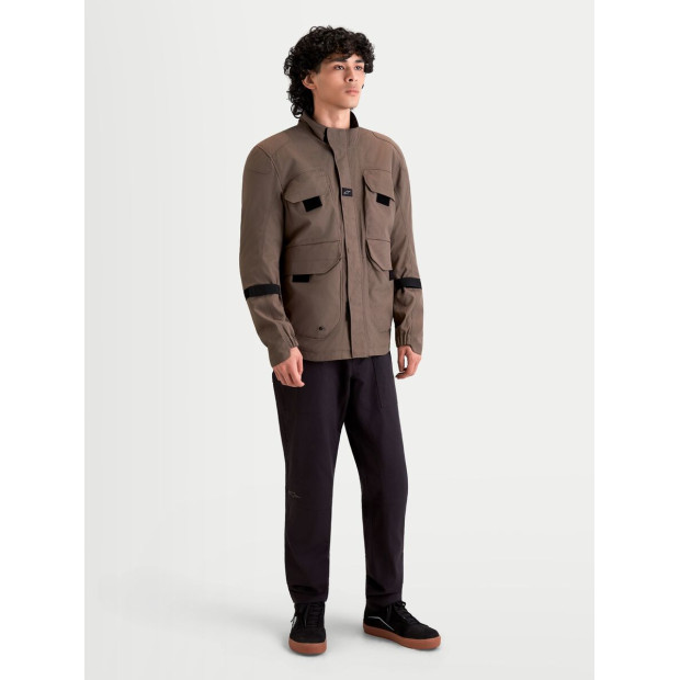 Veste moto Alpinestars Altan Drystar - Marron noisette Noir