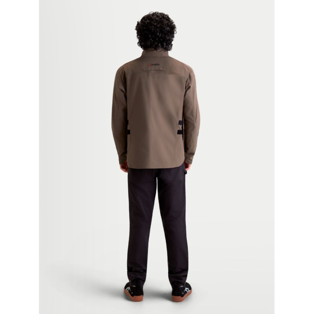 Veste moto Alpinestars Altan Drystar - Marron noisette Noir