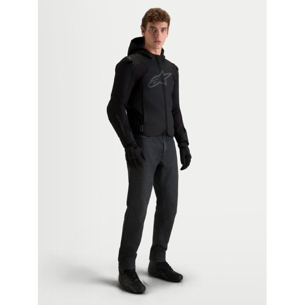 Veste moto Alpinestars Zaca V2 Waterproof - Noir