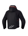Veste moto Alpinestars Zaca V2 Waterproof - Noir Rouge fluo