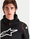 Veste moto Alpinestars Zaca V2 Waterproof - Noir Rouge fluo