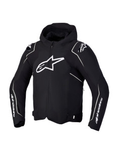 Veste moto Alpinestars Zaca V2 Waterproof - Noir Blanc