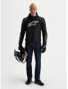 Veste moto Alpinestars Zaca V2 Waterproof - Noir Blanc
