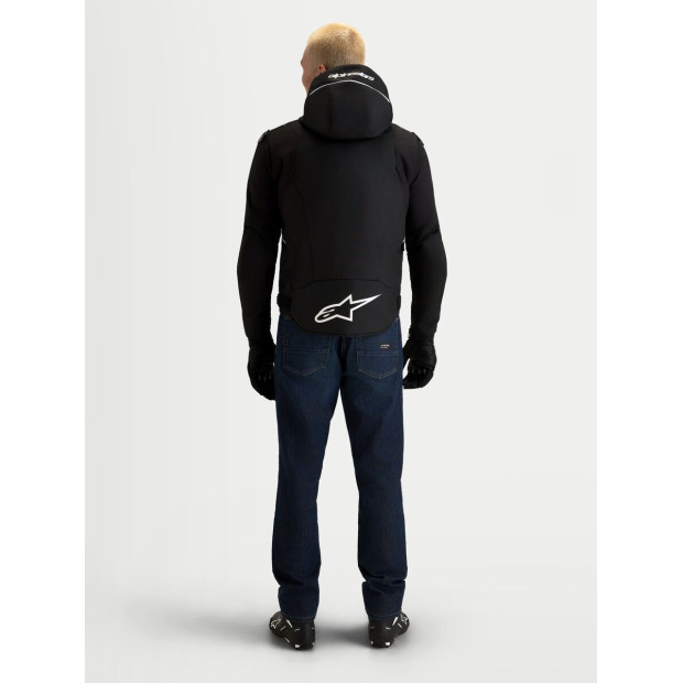 Veste moto Alpinestars Zaca V2 Waterproof - Noir Blanc