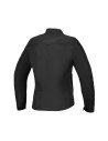 Veste moto femme Alpinestars Stella C-1 Waterproof - Noir