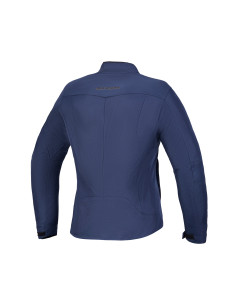 Veste moto femme Alpinestars Stella C-1 Waterproof - Bleu indigo 2