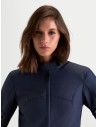 Veste moto femme Alpinestars Stella C-1 Waterproof - Bleu indigo