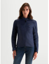 Veste moto femme Alpinestars Stella C-1 Waterproof - Bleu indigo