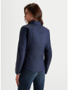 Veste moto femme Alpinestars Stella C-1 Waterproof - Bleu indigo
