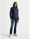 Veste moto femme Alpinestars Stella C-1 Waterproof - Bleu indigo