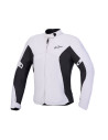 Veste moto femme Alpinestars Stella C-1 Waterproof - Gris glacé Noir