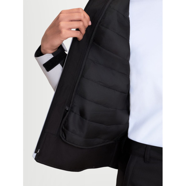 Veste moto femme Alpinestars Stella C-1 Waterproof - Gris glacé Noir