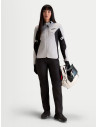 Veste moto femme Alpinestars Stella C-1 Waterproof - Gris glacé Noir