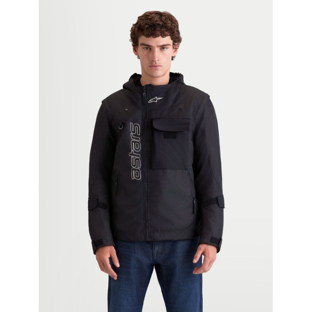 Parka moto Alpinestars Morfex Waterproof - Noir