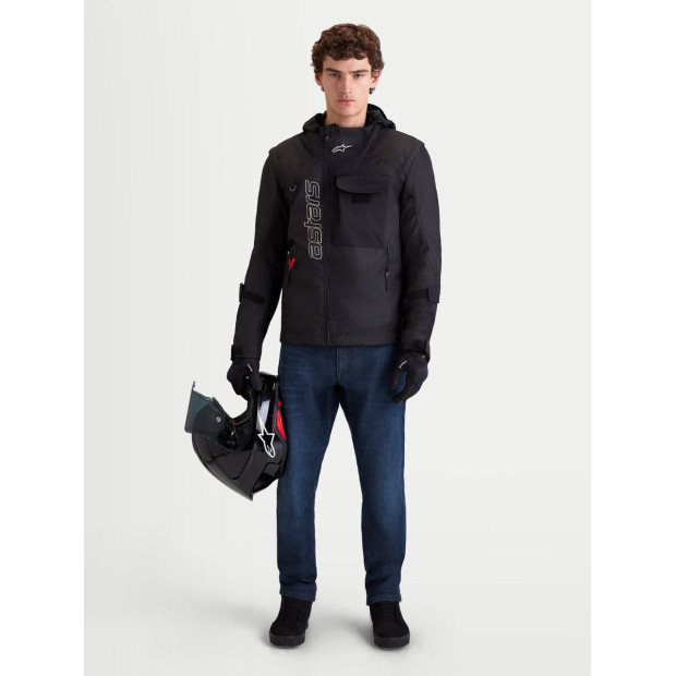 Parka moto Alpinestars Morfex Waterproof - Noir