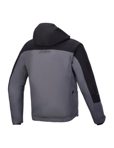 Parka moto Alpinestars Morfex Waterproof - Gris lunaire Noir 2