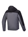 Parka moto Alpinestars Morfex Waterproof - Gris lunaire Noir