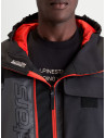 Parka moto Alpinestars Morfex Waterproof - Gris lunaire Noir