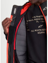 Parka moto Alpinestars Morfex Waterproof - Gris lunaire Noir