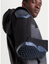 Parka moto Alpinestars Morfex Waterproof - Gris lunaire Noir