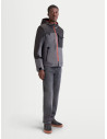 Parka moto Alpinestars Morfex Waterproof - Gris lunaire Noir