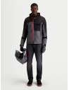 Parka moto Alpinestars Morfex Waterproof - Gris lunaire Noir