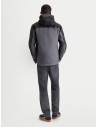 Parka moto Alpinestars Morfex Waterproof - Gris lunaire Noir