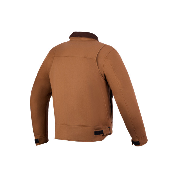 Veste moto Alpinestars Mustang Waterproof - Marron rouille Marron foncé