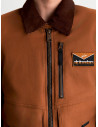 Veste moto Alpinestars Mustang Waterproof - Marron rouille Marron foncé
