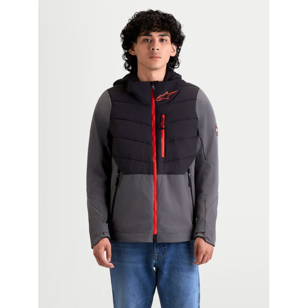 Veste moto Alpinestars Therma-Tech Waterproof - Noir Gris foncé