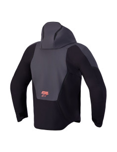 Veste moto Alpinestars Aeroshell WP - Noir Gris foncé 2