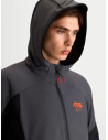 Veste moto Alpinestars Aeroshell WP - Noir Gris foncé